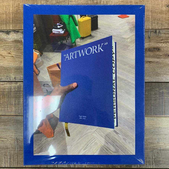 Virgil Abloh x MCA Figures of Speech Book showcasing art and fashion designs
