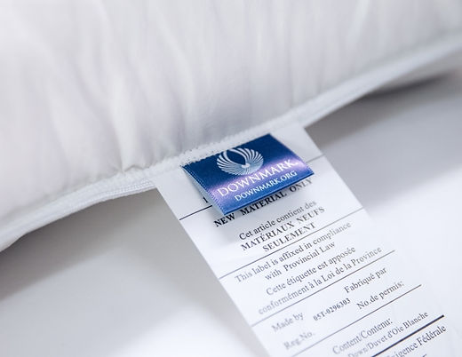 Visegrad 700TC Hungarian White Goose Down Pillow, view 4 - Mattress Miracle Brantford