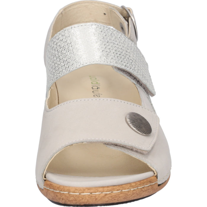 Waldlaufer 342002-212-424 Heliett White Cream Sandals - Wide