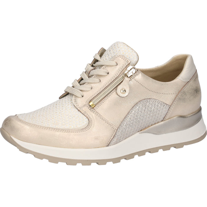 Waldlaufer H64007-412-102 Hiroko-Soft Gold Trainers - Wide