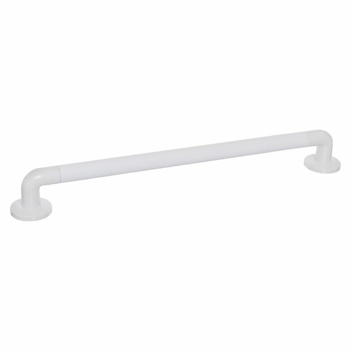 Wall Mounted Bathroom Grab Bar 67 cm, 130 kg Rated White Chrome