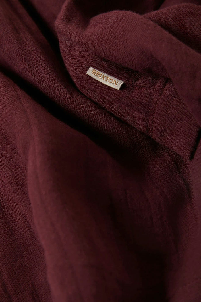 Women's Wandering Short in the color Port - Additional Laydown image