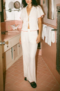 Women's Wandering Tie Top in the color Off White - Men's Lifestyle image