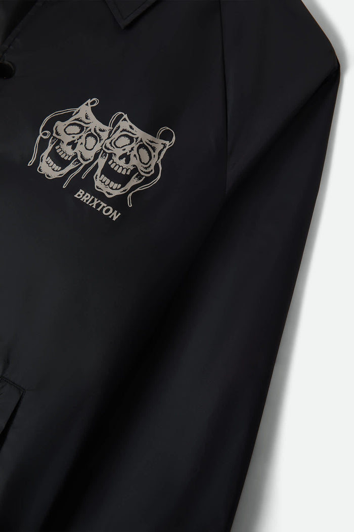 Men's Watchman Lightweight Coaches Jacket in the color Black - Additional Laydown image
