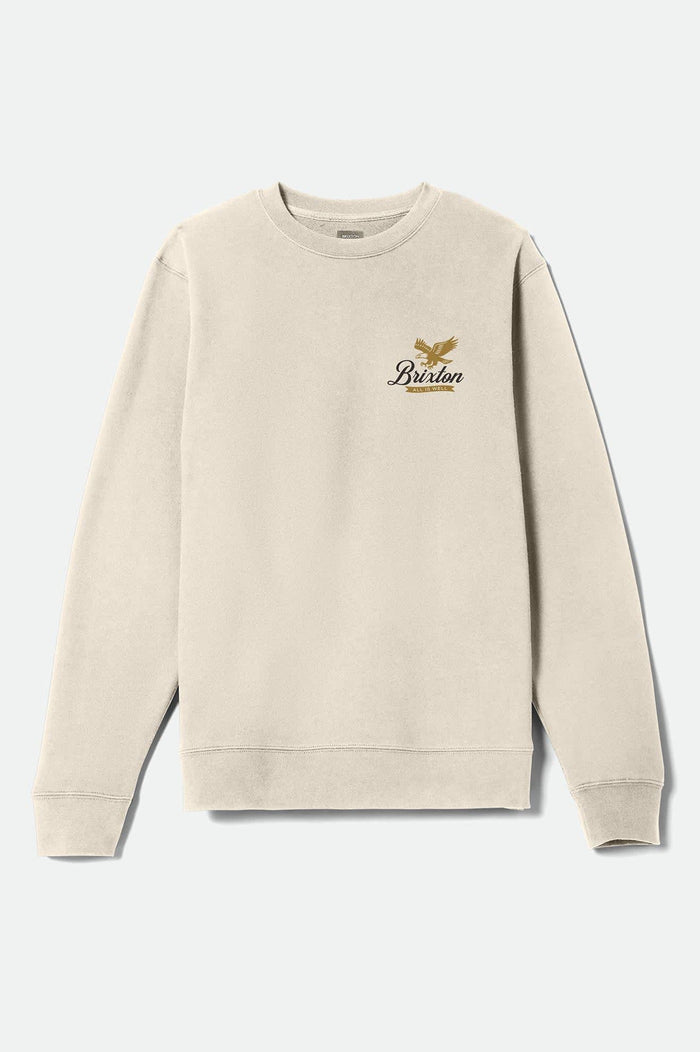 Men's Well Crew in the color Whitecap - Front Product View