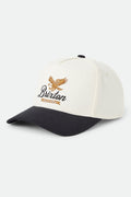 Unisex Well Netplus Snapback in the color Whitecap/Black - Front Product View