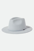 Unisex Wesley Fedora in the color Blue Aruba - Front Product Laydown Image