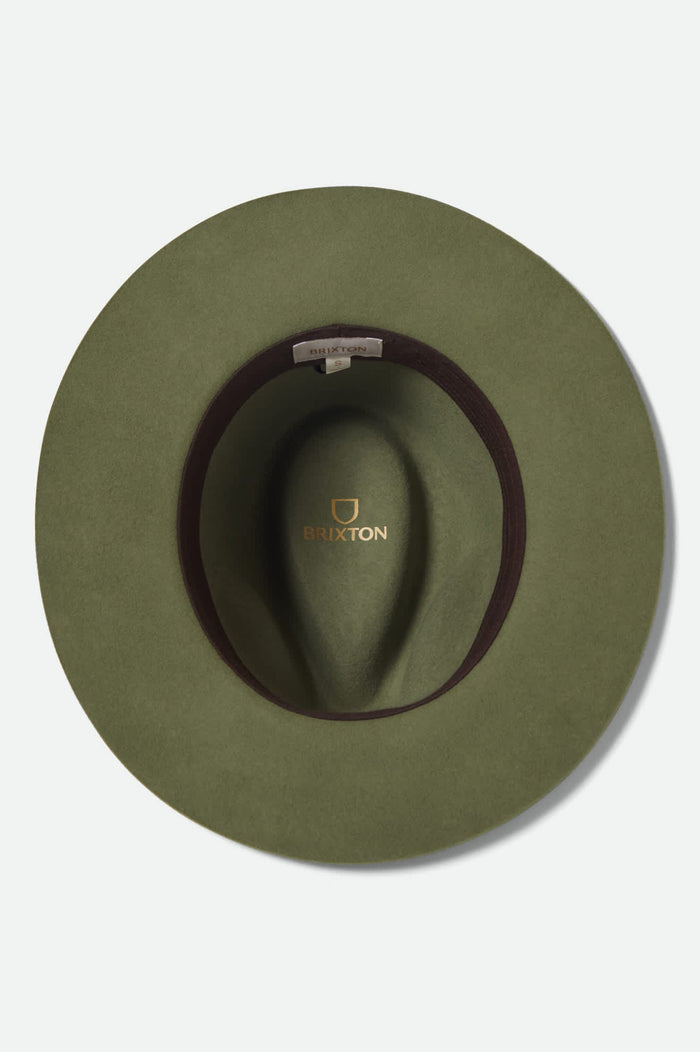 Women's Wesley Fedora in the color Sea Kelp - Additional Laydown image