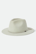 Unisex Wesley Fedora in the color Seafoam - Front Product Laydown Image