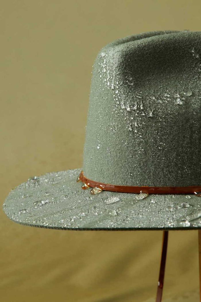 Wesley WTHR GUARD™ Packable Fedora - Light Moss