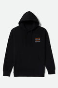 Men's Wheaton Hoodie in the color Black - Front Product View