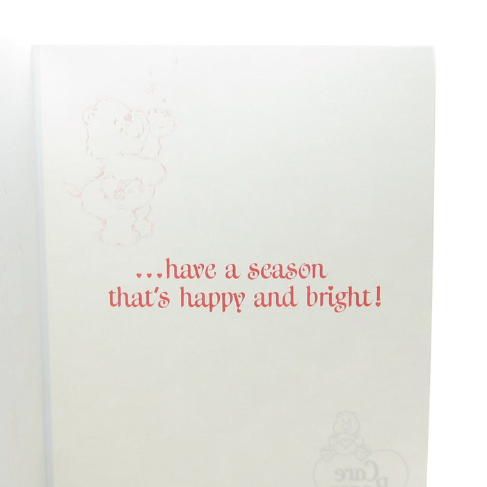 "have a season that's happy and bright" greeting