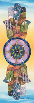 Woodland Hamsa by Denise Griffin