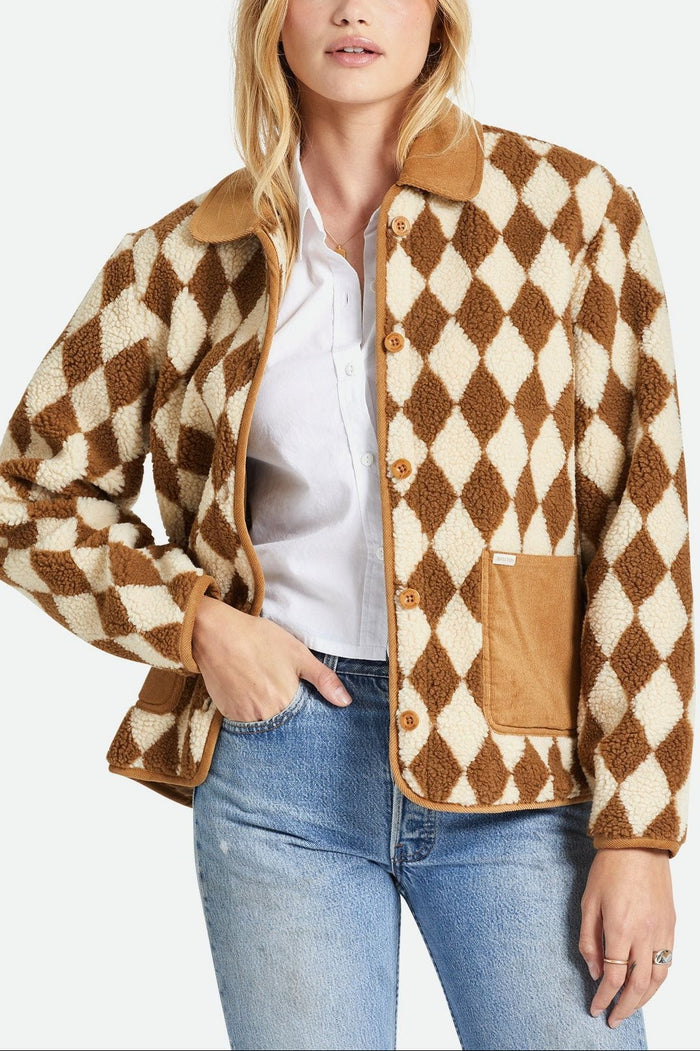 Wylie Sherpa Jacket - Washed Copper