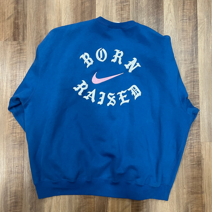 Nike x Born x Raised Crewneck Sweatshirt Blue