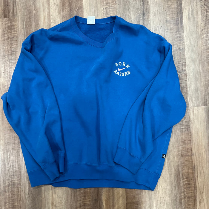 Nike x Born x Raised Crewneck Sweatshirt Blue