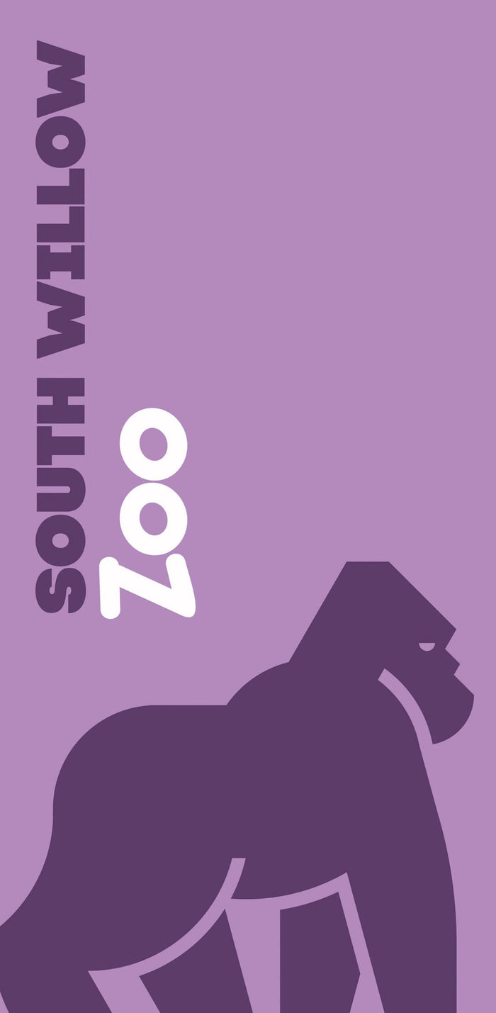 Zoo - Gorilla Exhibit Single Vinyl Banner Dekra-Lite