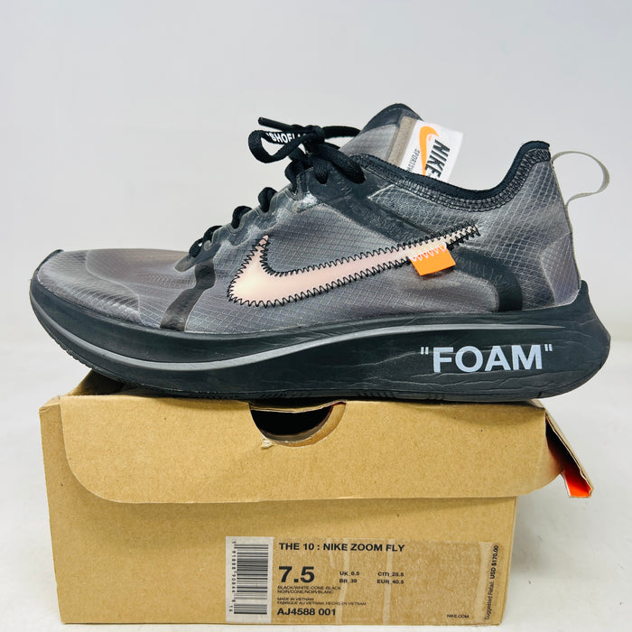 Nike Zoom Fly Off-White Black Silver